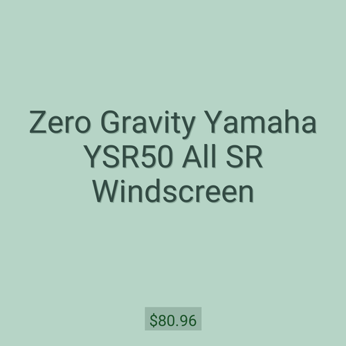 Zero Gravity Yamaha YSR50 All SR Windscreen