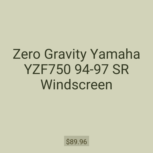 Zero Gravity Yamaha YZF750 94-97 SR Windscreen