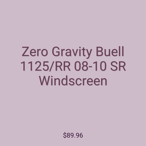 Zero Gravity Buell 1125/RR 08-10 SR Windscreen