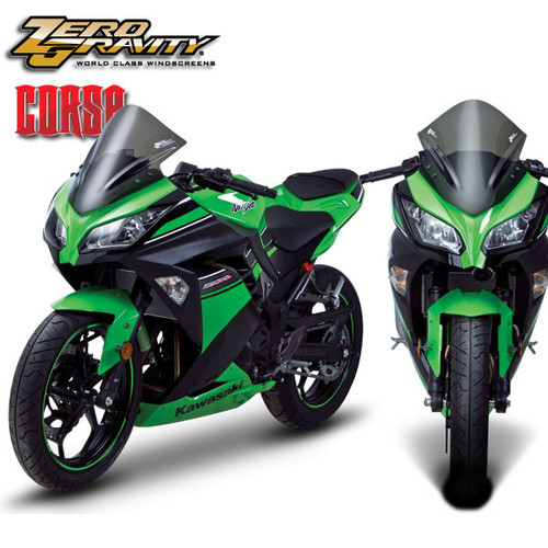 Zero Gravity Kawasaki Ninja 300 13-15 Corsa Windscreen