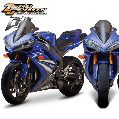 Zero Gravity Yamaha YZF-R1 07-08 Double Bubble Windscreen