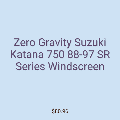 Zero Gravity Suzuki Katana 750 88-97 SR Series Windscreen