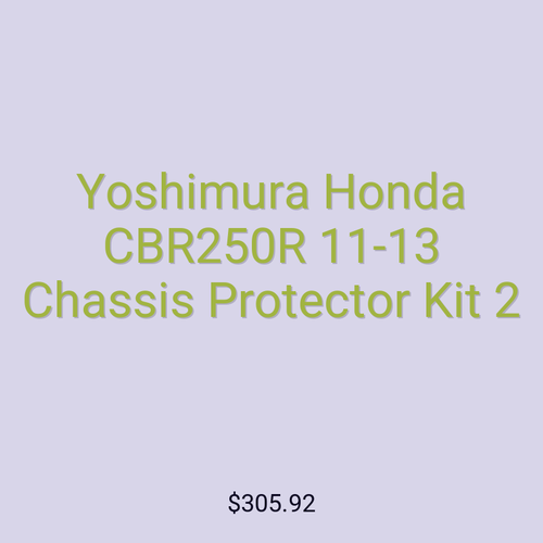 Yoshimura Honda CBR250R 11-13 Chassis Protector Kit 2