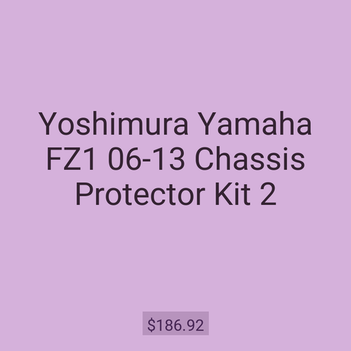 Yoshimura Yamaha FZ1 06-13 Chassis Protector Kit 2