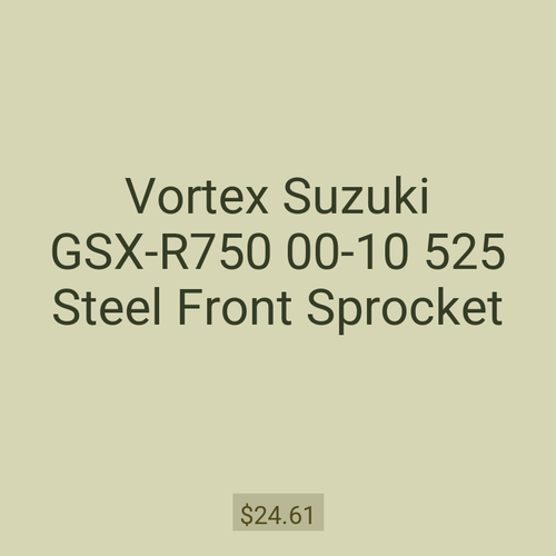 Vortex Suzuki GSX-R750 00-10 525 Steel Front Sprocket