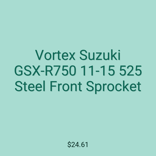 Vortex Suzuki GSX-R750 11-15 525 Steel Front Sprocket