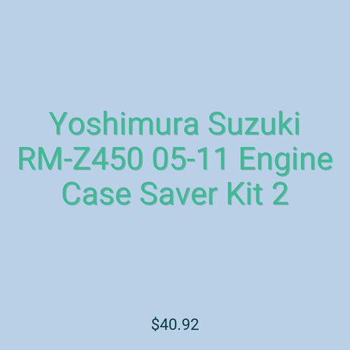 Yoshimura Suzuki RM-Z450 05-11 Engine Case Saver Kit 2