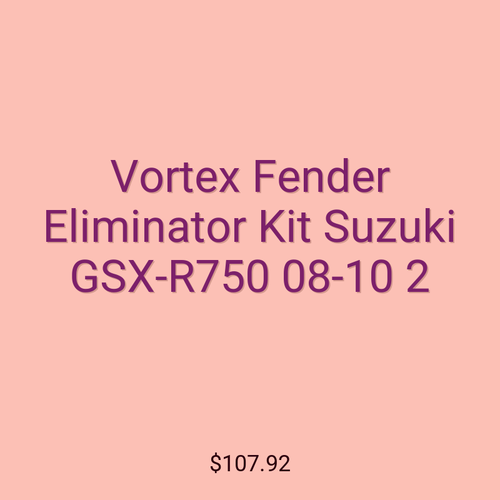 Vortex Fender Eliminator Kit Suzuki GSX-R750 08-10 2