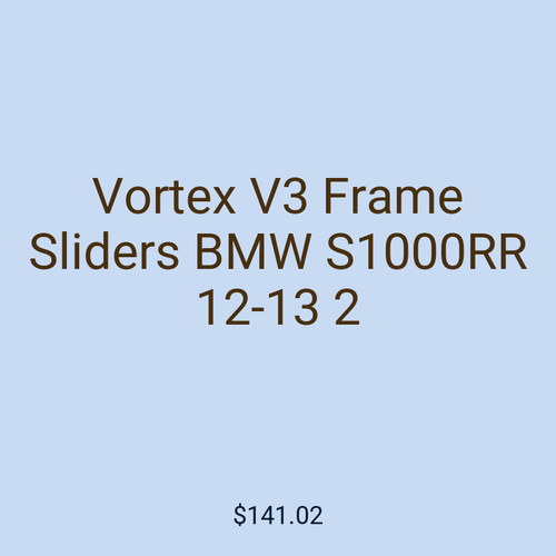 Vortex V3 Frame Sliders BMW S1000RR 12-13 2