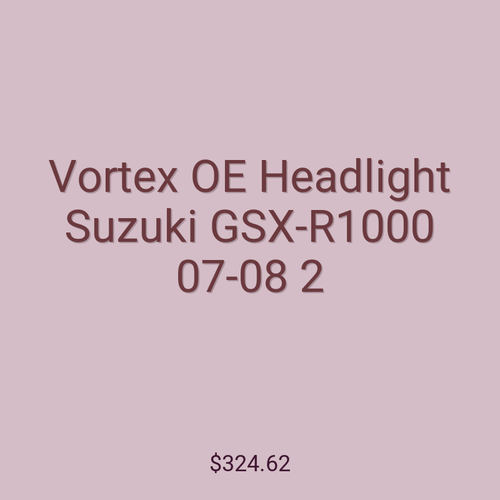 Vortex OE Headlight Suzuki GSX-R1000 07-08 2