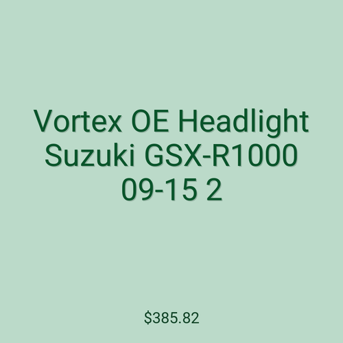 Vortex OE Headlight Suzuki GSX-R1000 09-15 2