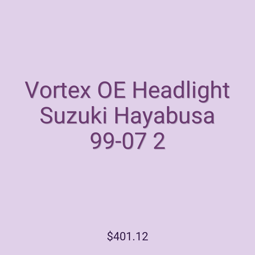 Vortex OE Headlight Suzuki Hayabusa 99-07 2