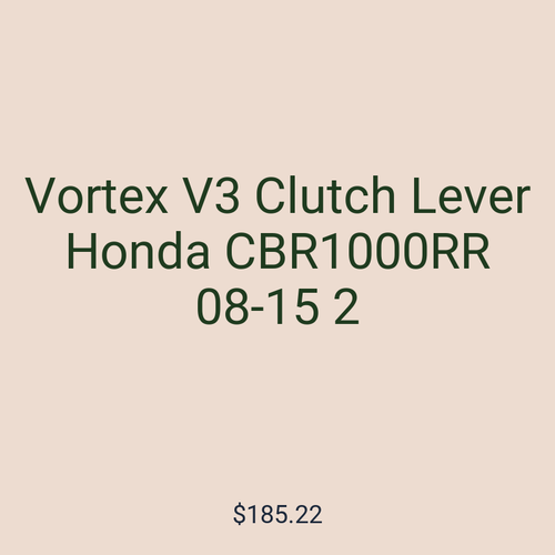 Vortex V3 Clutch Lever Honda CBR1000RR 08-15 2