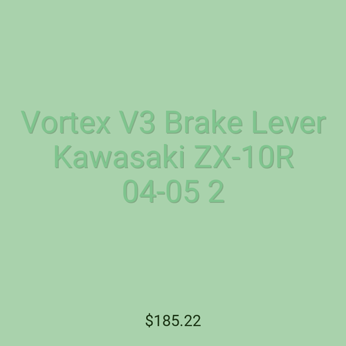 Vortex V3 Brake Lever Kawasaki ZX-10R 04-05 2