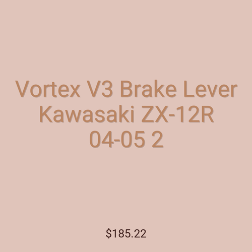Vortex V3 Brake Lever Kawasaki ZX-12R 04-05 2