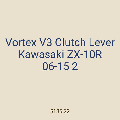Vortex V3 Clutch Lever Kawasaki ZX-10R 06-15 2