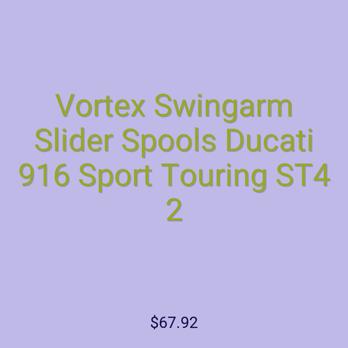 Vortex Swingarm Slider Spools Ducati 916 Sport Touring ST4 2