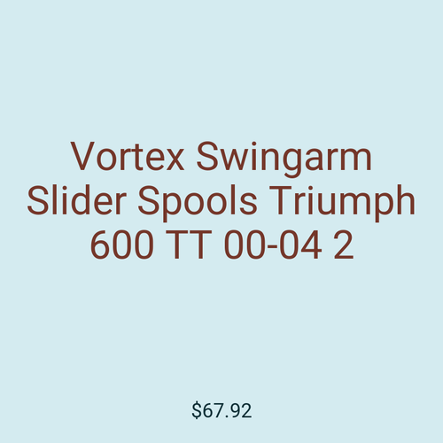 Vortex Swingarm Slider Spools Triumph 600 TT 00-04 2