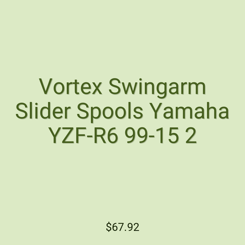 Vortex Swingarm Slider Spools Yamaha YZF-R6 99-15 2