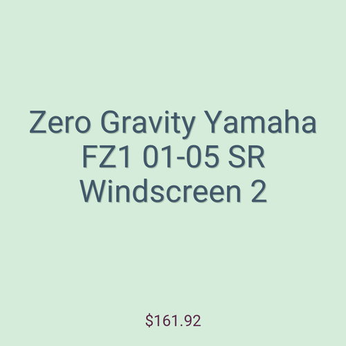 Zero Gravity Yamaha FZ1 01-05 SR Windscreen 2