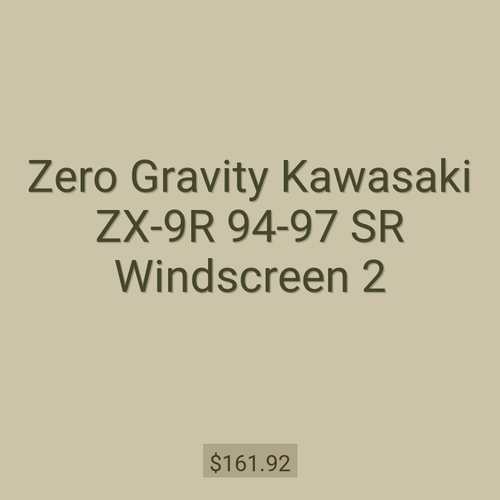Zero Gravity Kawasaki ZX-9R 94-97 SR Windscreen 2