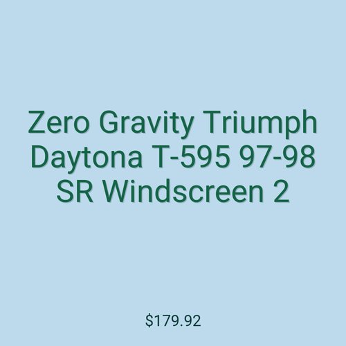 Zero Gravity Triumph Daytona T-595 97-98 SR Windscreen 2