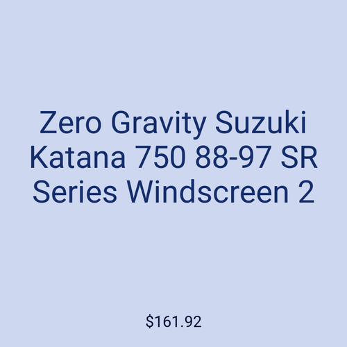 Zero Gravity Suzuki Katana 750 88-97 SR Series Windscreen 2