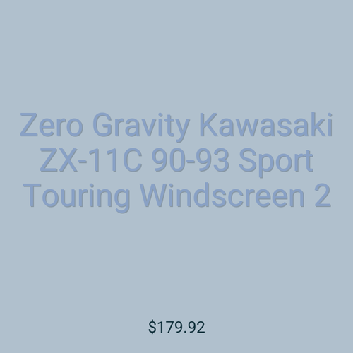 Zero Gravity Kawasaki ZX-11C 90-93 Sport Touring Windscreen 2