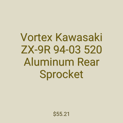 Vortex Kawasaki ZX-9R 94-03 520 Aluminum Rear Sprocket