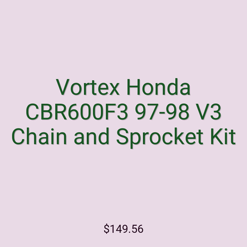 Vortex Honda CBR600F3 97-98 V3 Chain and Sprocket Kit