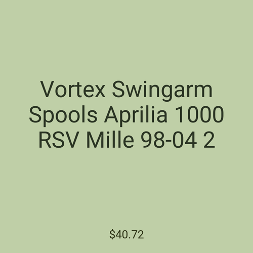 Vortex Swingarm Spools Aprilia 1000 RSV Mille 98-04 2