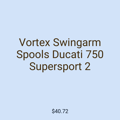 Vortex Swingarm Spools Ducati 750 Supersport 2