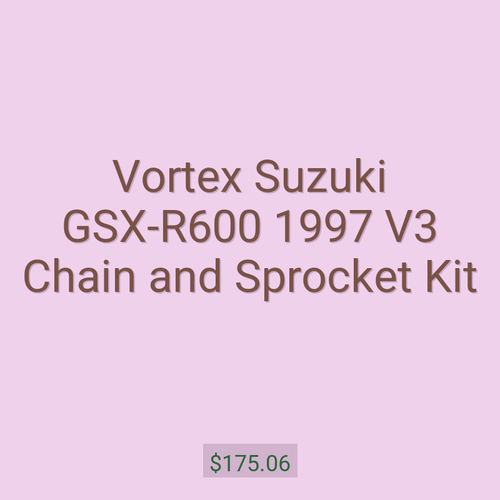 Vortex Suzuki GSX-R600 1997 V3 Chain and Sprocket Kit