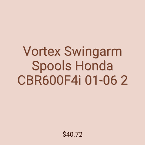Vortex Swingarm Spools Honda CBR600F4i 01-06 2