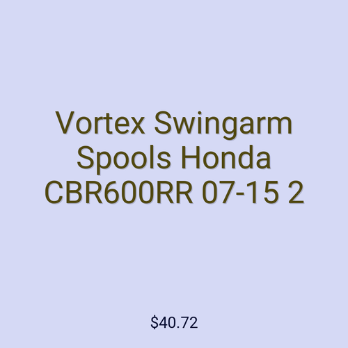 Vortex Swingarm Spools Honda CBR600RR 07-15 2