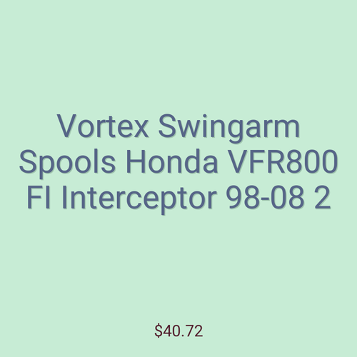 Vortex Swingarm Spools Honda VFR800 FI Interceptor 98-08 2