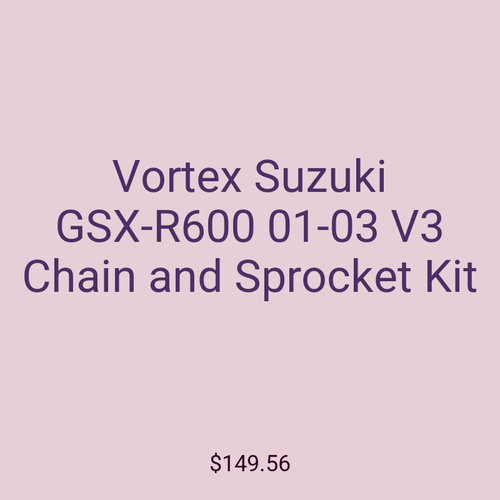 Vortex Suzuki GSX-R600 01-03 V3 Chain and Sprocket Kit