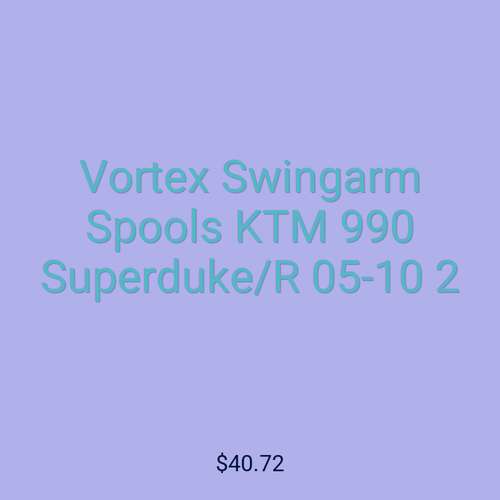 Vortex Swingarm Spools KTM 990 Superduke/R 05-10 2