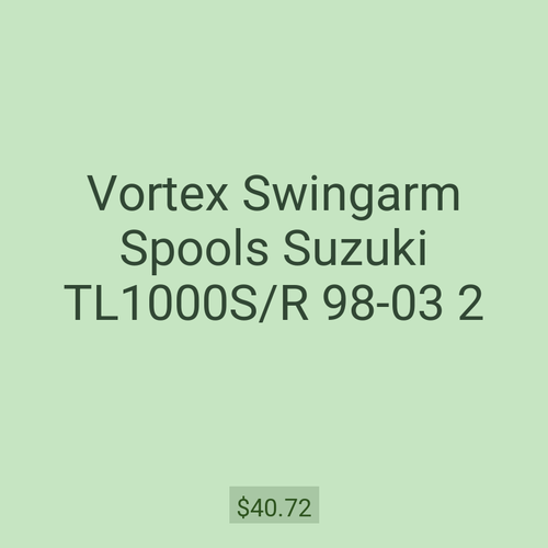 Vortex Swingarm Spools Suzuki TL1000S/R 98-03 2