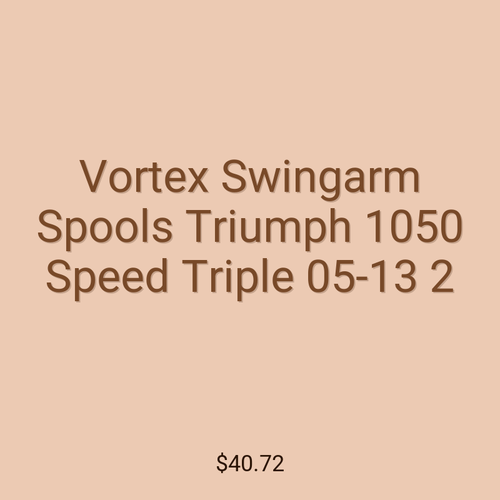 Vortex Swingarm Spools Triumph 1050 Speed Triple 05-13 2