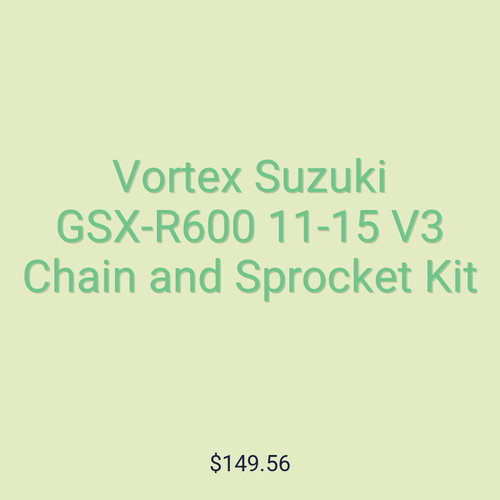 Vortex Suzuki GSX-R600 11-15 V3 Chain and Sprocket Kit