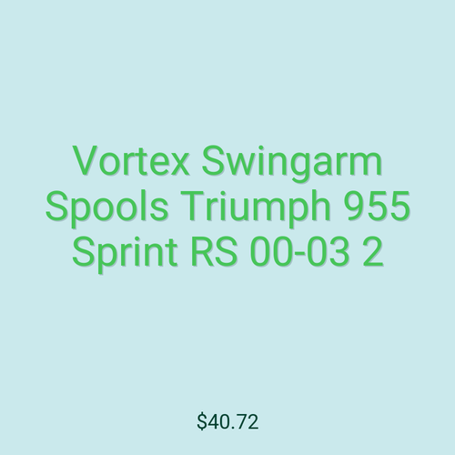 Vortex Swingarm Spools Triumph 955 Sprint RS 00-03 2