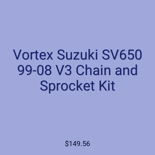 Vortex Suzuki SV650 99-08 V3 Chain and Sprocket Kit