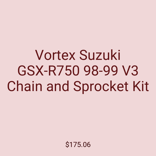 Vortex Suzuki GSX-R750 98-99 V3 Chain and Sprocket Kit