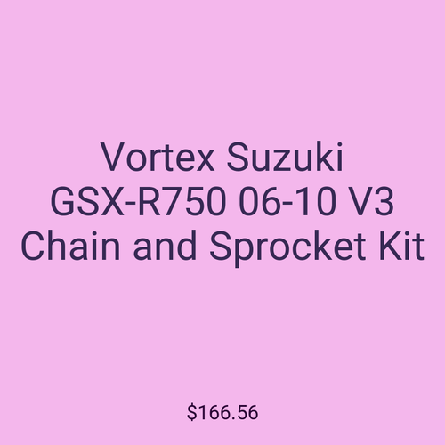 Vortex Suzuki GSX-R750 06-10 V3 Chain and Sprocket Kit