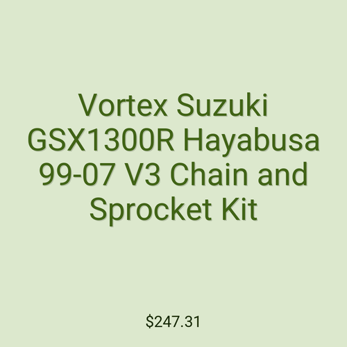 Vortex Suzuki GSX1300R Hayabusa 99-07 V3 Chain and Sprocket Kit