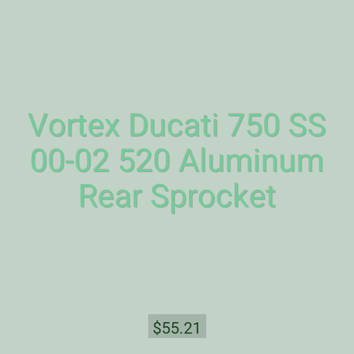 Vortex Ducati 750 SS 00-02 520 Aluminum Rear Sprocket