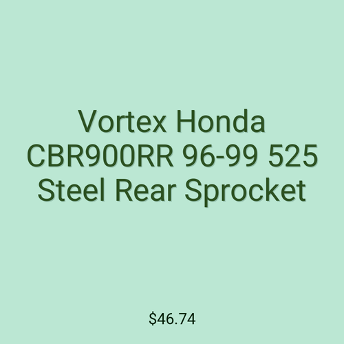 Vortex Honda CBR900RR 96-99 525 Steel Rear Sprocket