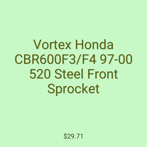 Vortex Honda CBR600F3/F4 97-00 520 Steel Front Sprocket