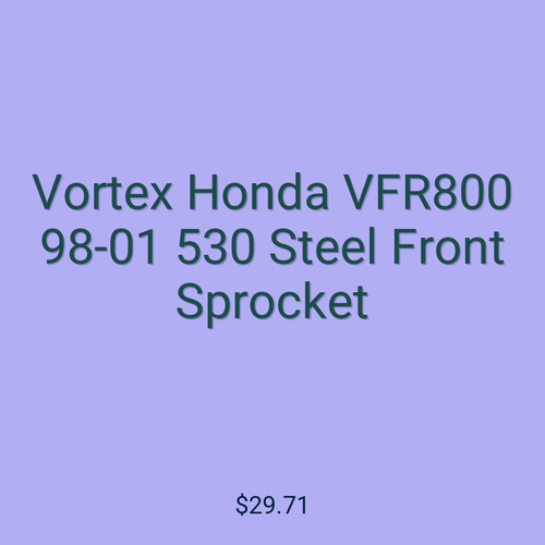 Vortex Honda VFR800 98-01  530 Steel Front Sprocket